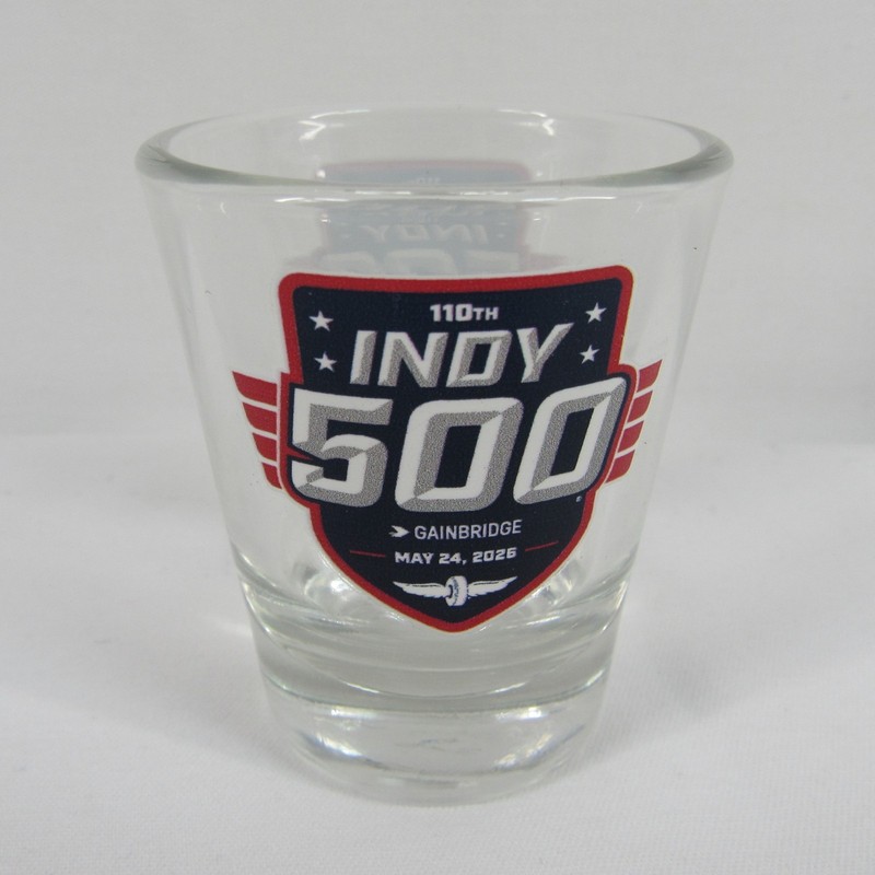 2026 Indy 500 Event Shot Glass 110TH Running IMS United We Race