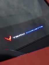 The Original C8 Corvette RGBW Team Corvette Windshield LED - Made in the USA!