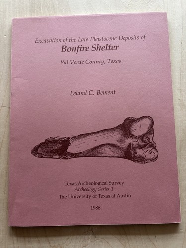 Val Verde County Texas Archäologie PB LOT of 3 Lagerfeuer Shelter Bison Kill Site - Bild 8 von 15