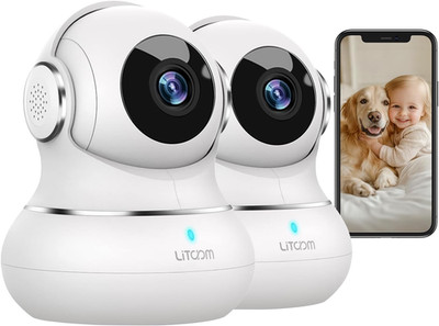 Litokam Little Elf Überwachungskamera, 2K Babyphone, WLAN IP Kamera Mit Bewegung