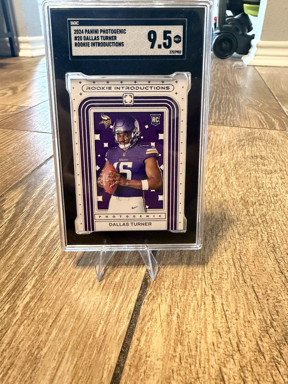 Dallas Turner Panini Photogenic Rookie Introductions #20 Base