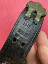 WWI US ARMY M1907 Leather Sling for 1903 1917 M1 Garand Springfield 1918 Dated