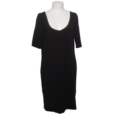 H&M Basic, Kleid, Größe: XL, Schwarz, Baumwolle/Elasthan, Einfarbig, Damen #5h6