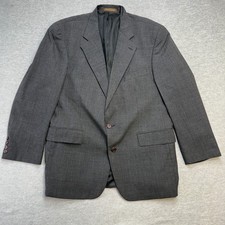VTG Polo University Club Ralph Lauren Blazer Mens 44R Charcoal Jacket Sport Coat