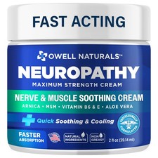 Neuropathy Nerve Relief Cream All Natural for Feet, Hands, Legs Toes