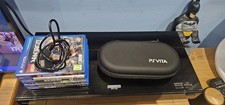 PS Vita + 5 Games And Case 4gb vita memory card. Charger, 