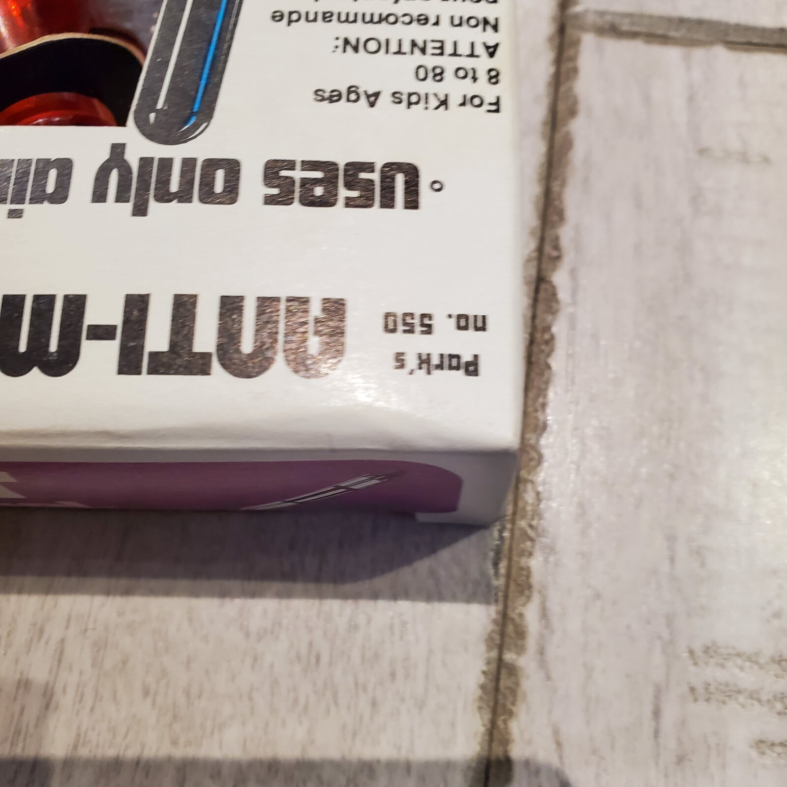 Vintage Park Plastics Anti-Missile Rocket No 550 200ft Uses Air & Water NEW VHTF