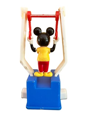 Vintage Walt Disney Mickey Mouse Tricky Trapeze Push Button Toy | eBay