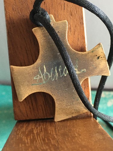 Croix Orthodoxe Pendentif en Bronze de Créateur Designer - Picture 3 of 4