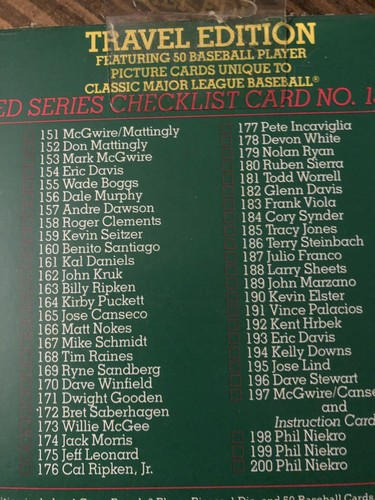 Nuevo Precintado Clásico MLB Juego de Mesa Edición de Viaje Serie Roja - Imagen 6 de 8