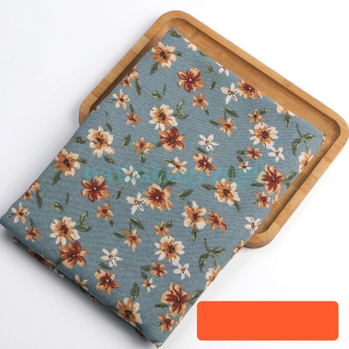 NEW 2025 Floral Cotton Fabric Print Cloth For DIY Trousers Shirts Skirts Soft 1M - Picture 16 of 34