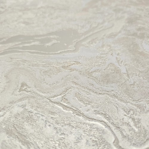 Ivory champagne rose gold faux watercolor liquid art marble textured Wallpaper - Picture 8 of 16
