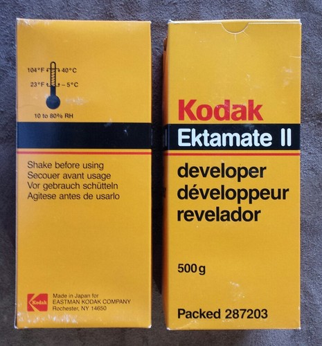 2x Kodak Ektamate II Developer Part Number 287201 500g **1000g Total - Picture 2 of 3