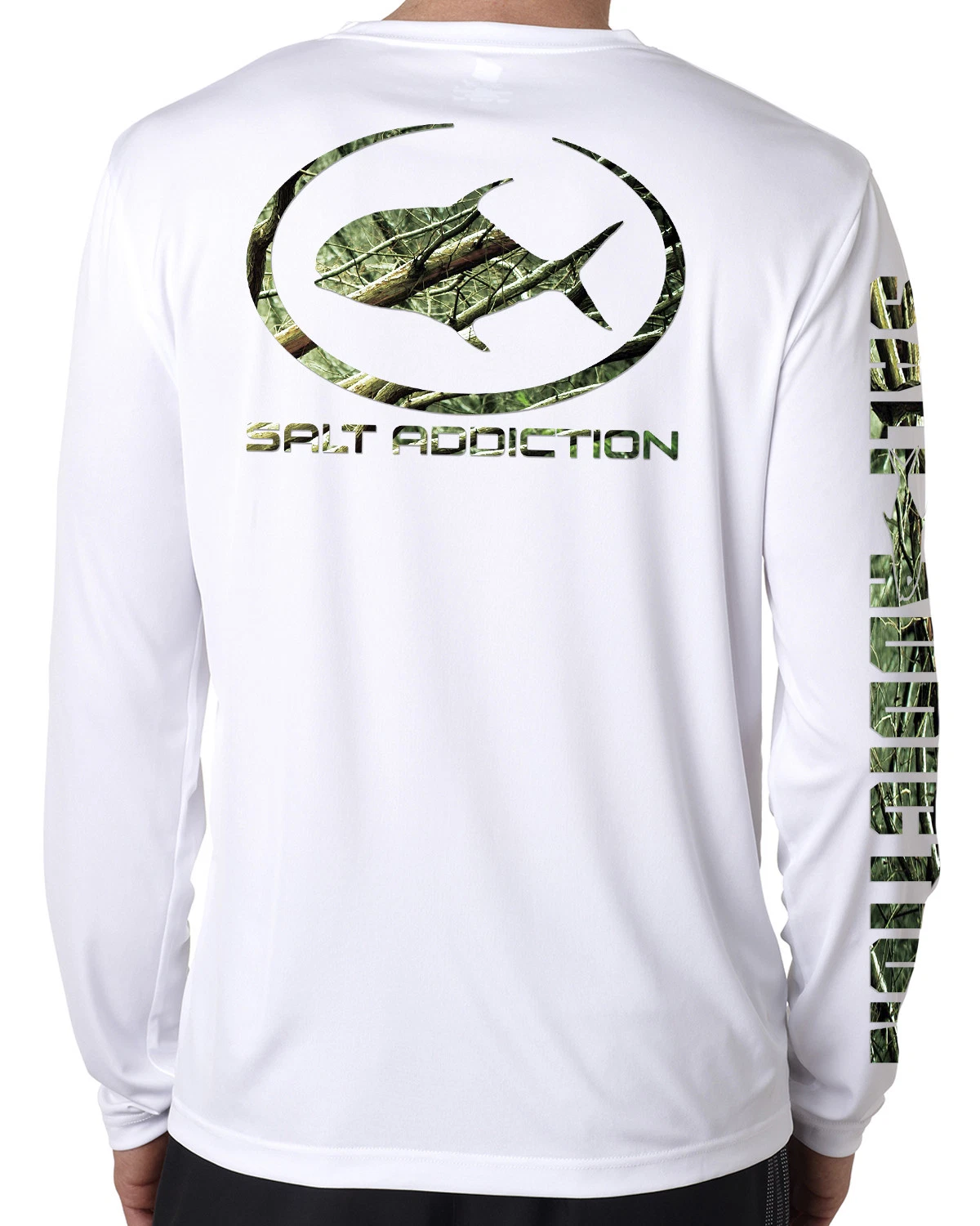 Salt Addiction t shirt microfiber fishing long sleeve life Flats 50+ uv camo
Opens in a new window o