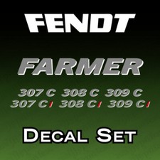 Fendt 307 C, 307 Ci, 308 C, 308 Ci, 309 C, 309 Ci (2003) Traktor Aufkleber Decal