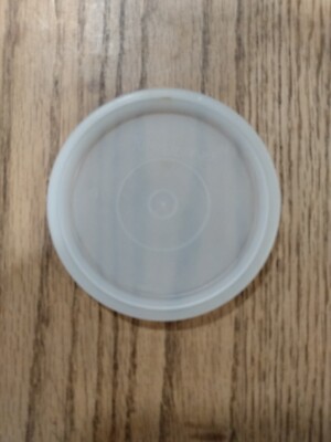 Vintage Tupperware Opaque Round Circle Lid Cover 297-75 Q 3 