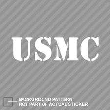 USMC Sticker Die Cut Decal united states marine corps