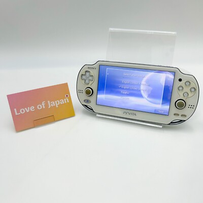 PS Vita Crystal White PCH 1000 ZA02 Console PSV Fat Good Condition Tested