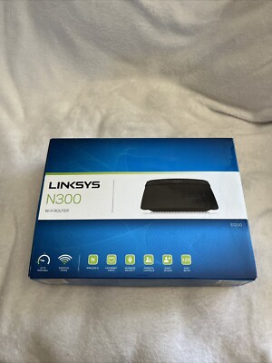 Linksys E1200 N300 Smart Wi-Fi Wireless Router E1200 300Mbps