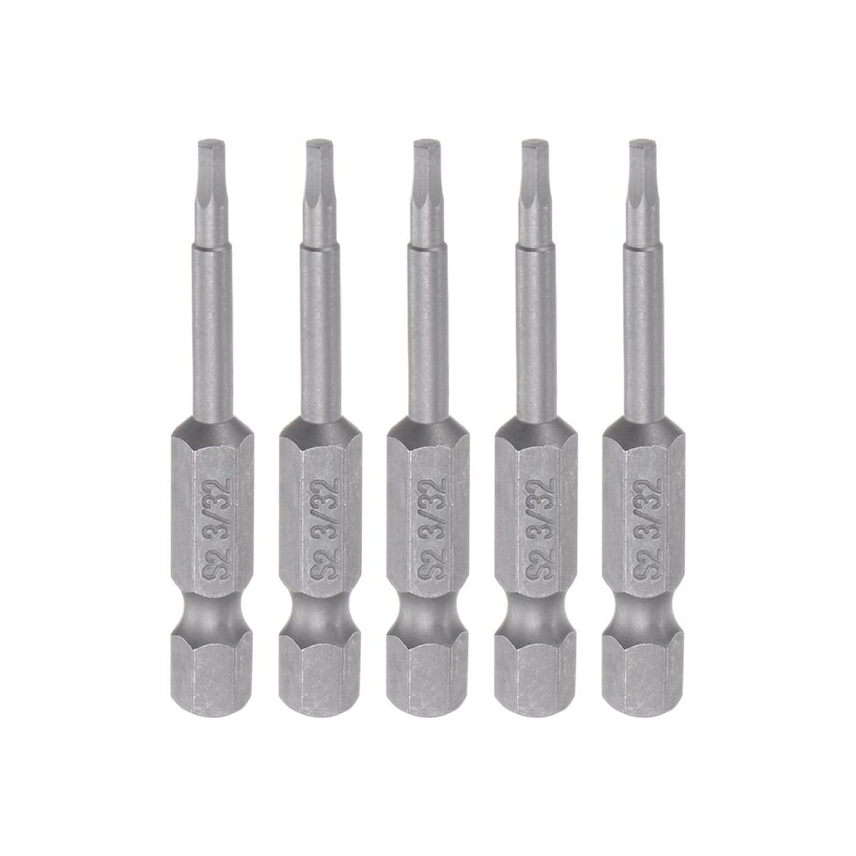 10 Pcs 3mm Slotted Magnetic Flat Head Screwdriver Bits - 1/4" Hex Shank, 2-inch S2 Steel