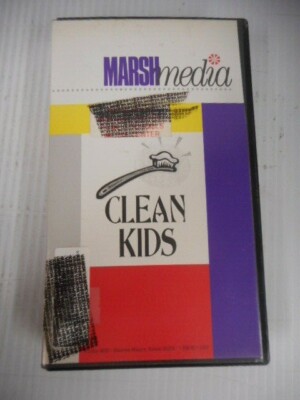 Marsh Media Clean Kids VHS Hygiene Education 15 Minutes With