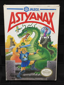 COMPLETE Astyanax NES Nintendo CIB Manual BOX Game CARTRIDGE Sleeve - TESTED