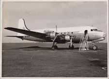 TMA LEBANON DOUGLAS DC-4 VINTAGE PHOTO TRANS MEDITERRANEAN AIRWAYS CARGO