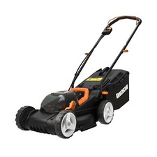 WORX WG779E.9 Akku Rasenm&auml;her 2x20V Max Li-Ionen, 34cm ohne Akkus und Ladeger&auml;t