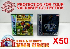 50x NINTENDO GAME BOY CIB COLOR GAME BOX - PROTECTIVE BOX PROTECTOR SLEEVE CASE
