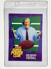 Nintendo Power Super Power Club John Madden Football Card #162