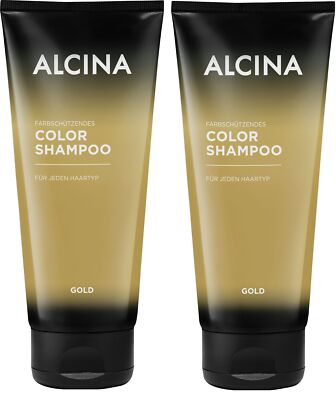 2x Alcina Color Shampoo Gold 200 ml