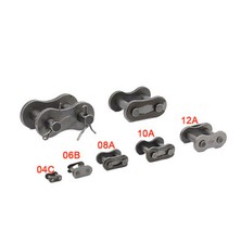 Verschlußglied Kettenschloss Rollenkette 04C - 12A Simplex Stahl Voller Abzug