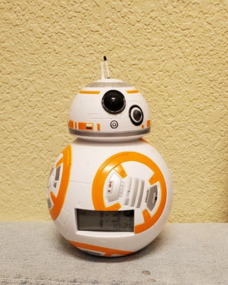 Star Wars BulbBotz BB8 Light Up Alarm Clock - Tested & Works!! | eBay