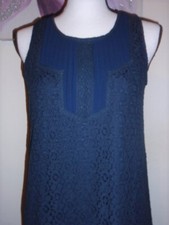 Ya Los Angeles blue lace Sleeveless Dress Plus Size Small