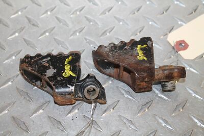 1976 HONDA ELSINORE MR250 LEFT RIGHT FOOT PEG PEGS 50616-395-670