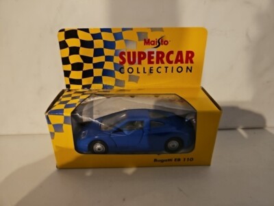 Maisto Suoercar Collection Bugatti EB 110 Scale 1/140 -NOT BEEN OUT OF IT'S BOX