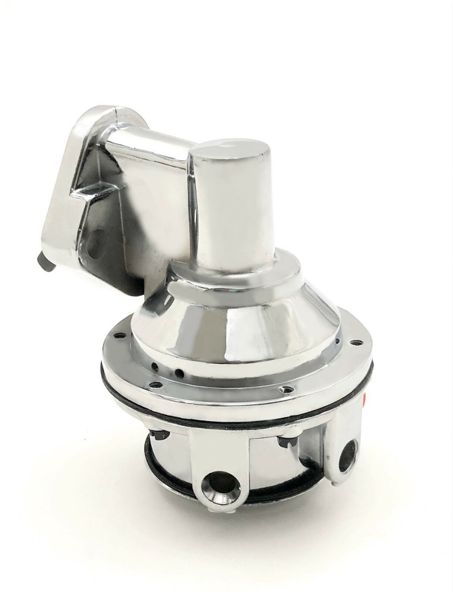 High Volume Mechanical Fuel Pump Chrome Chrome High Volume Mechanical Fuel Pump For Chevy SBC 350 - 3/8" NPT Fittings Chrome Fuel Pump 3/8 NPT - Foto 5