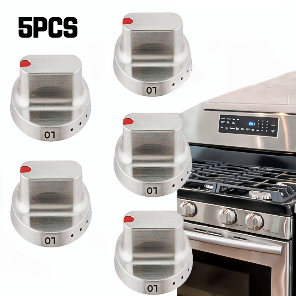 5X Updated Gas Stove Range Knobs Switch DG6400472A for Samsung Oven