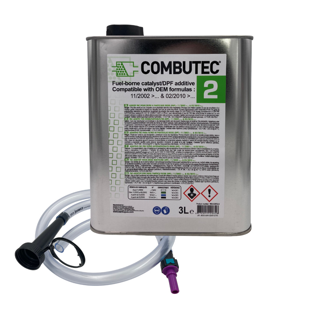 Additif FAP cerine 176 INFINEUM vert Combutec 2 en bidon de 3L pour moteurs HDI