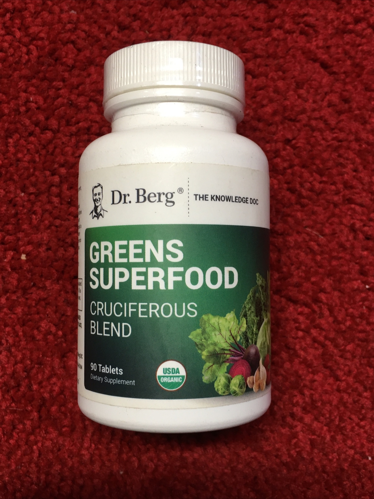 Dr Berg's Greens Superfood Cruciferous Blend 90 Tablets Exp 8/2025 eBay