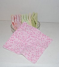 Baby Wipes Drool, 12 Wipes 2 ply, Reusable, Handmade.......NEW.......Group 13