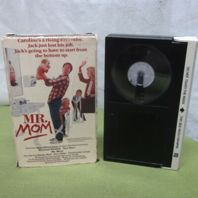 MR. MOM Beta tape Teri Garr video cassette Michael Keaton 1983 Martin Mull comic