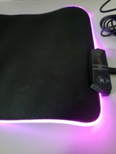 RGB Gaming Mouse Pad LED Soft Mousepad Computer Mouse Mat for Gamer 31.5X 12 in