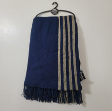 Cold Guard Men  s Winter Scarf Navy And Tan 61"X 11 1/4" NWT