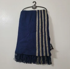 Cold Guard Men’s Winter Scarf Navy And Tan 61"X 11 1/4" NWT