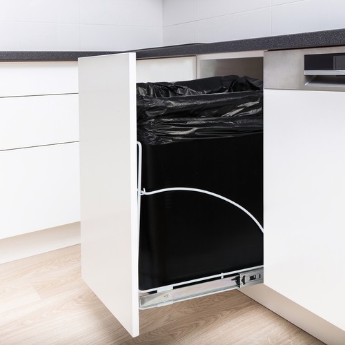 Ausziehbarer Mülleimer Unterschrank Küche Single Schiebe Abfalleimer Abfalleimer - Bild 12 von 22