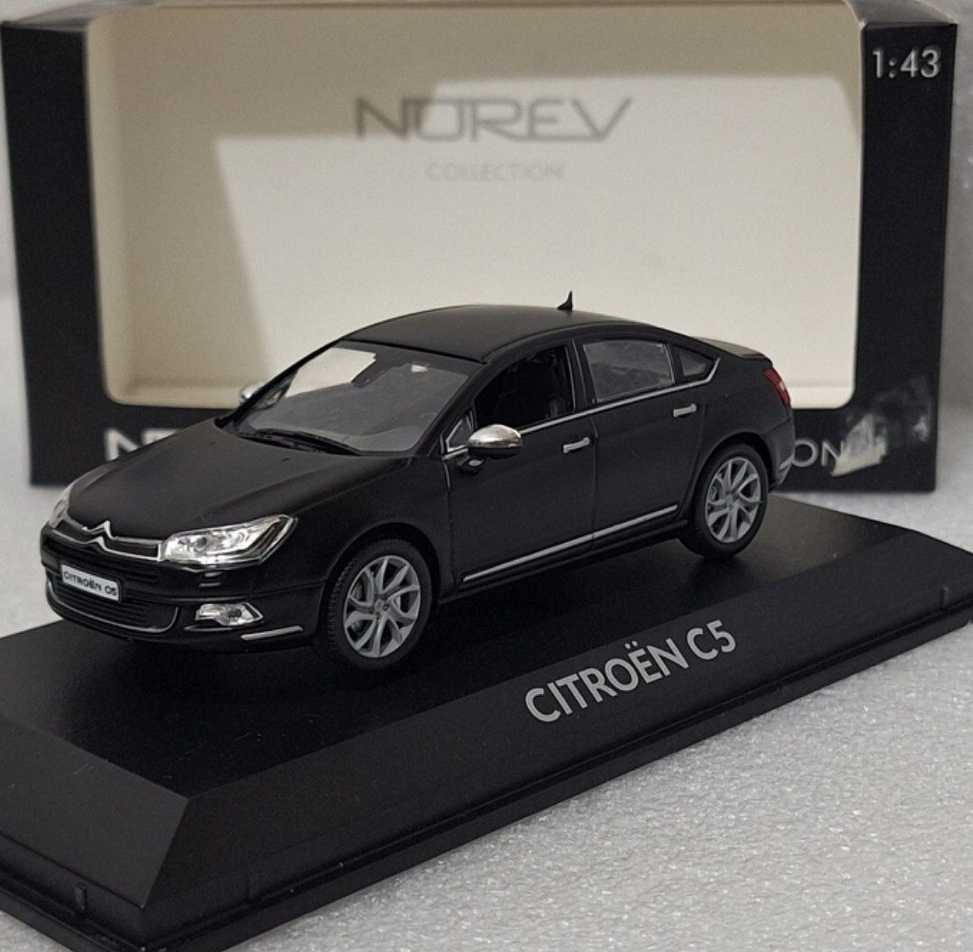 Citroen C5 Berline 2013 Black 1:43 Norev 155578 Diecast Model Car