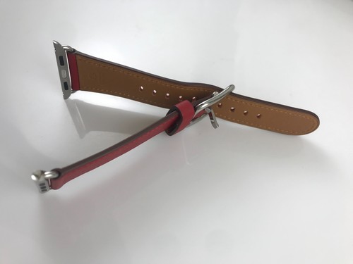 Original authentique Apple Watch boucle classique bracelet en cuir 40 mm 38 mm 41 mm S10 42 mm - Photo 55 sur 120
