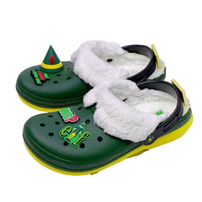 Buddy The Elf Crocs Holiday Lined Comfort-Lined Classic Clogs Kid's Size J3