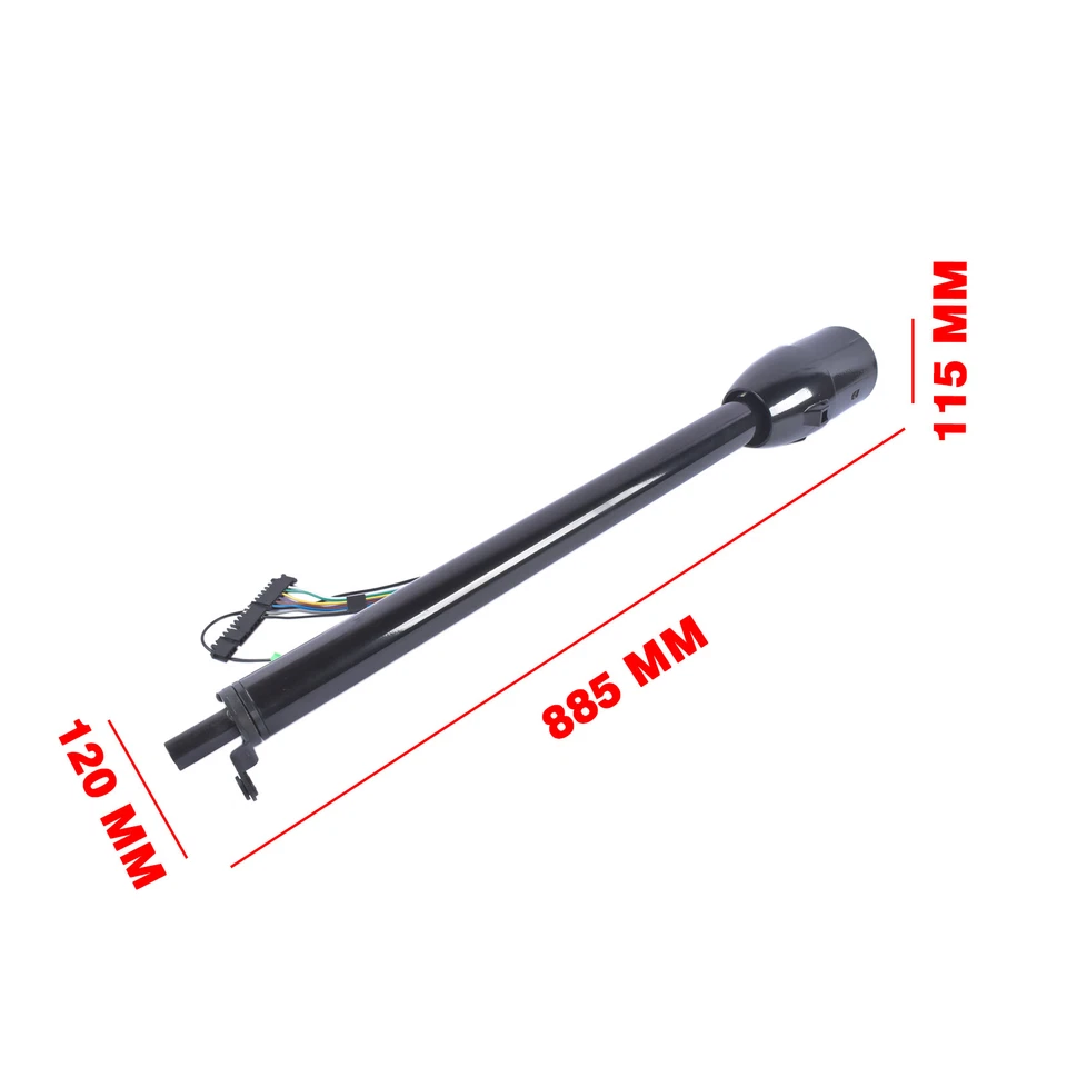 1967-79 Ford F100 Truck 33" Tilt Steering Column No Key Col Shift F250 390 Black - Image 2 of 4